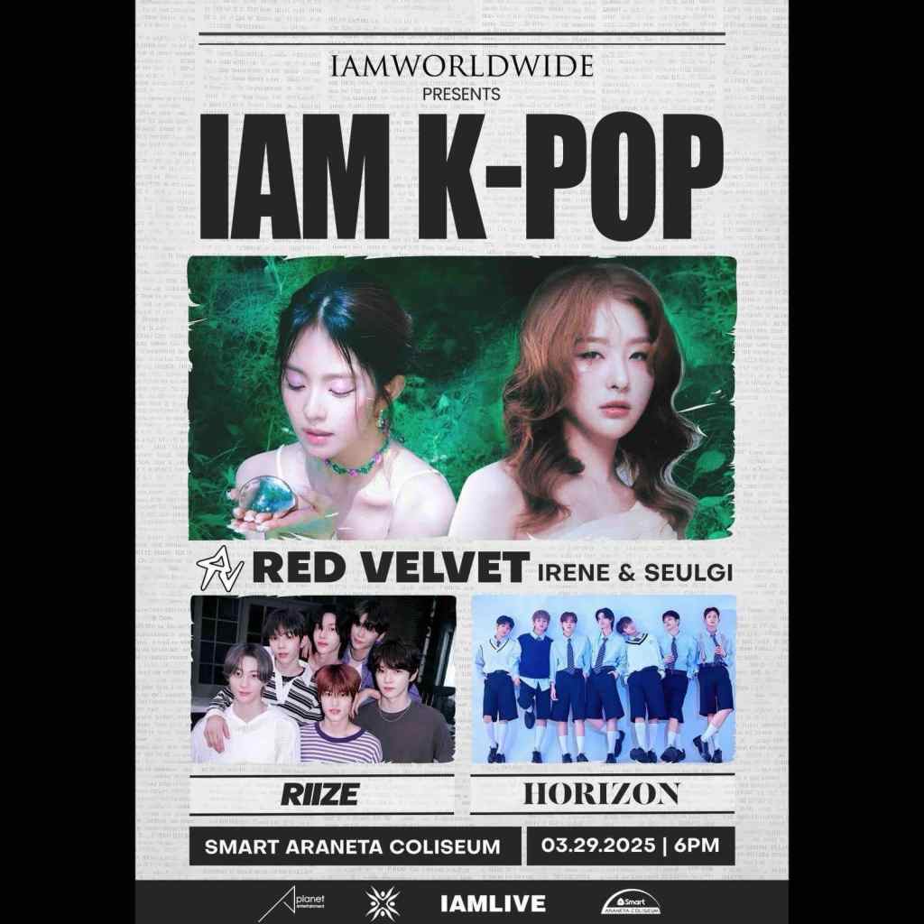 IAM Worldwide Ventures into Event Production with IAM Live’s Flagship Concert, IAM K-POP Featuring Red Velvet’s IRENE & SEULGI, RIIZE, and&nbsp;HORI7ON